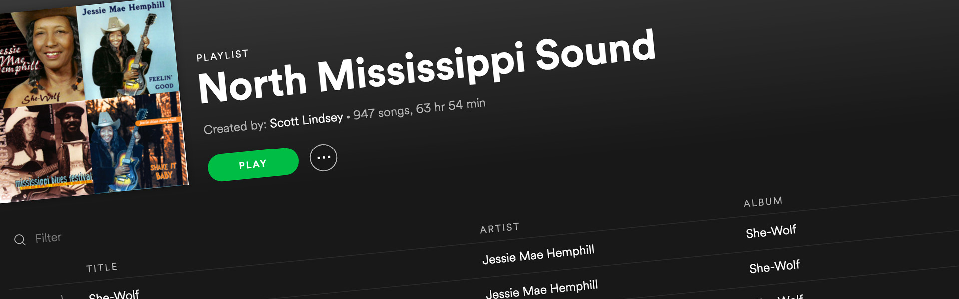 North Mississippi Sound Playlist