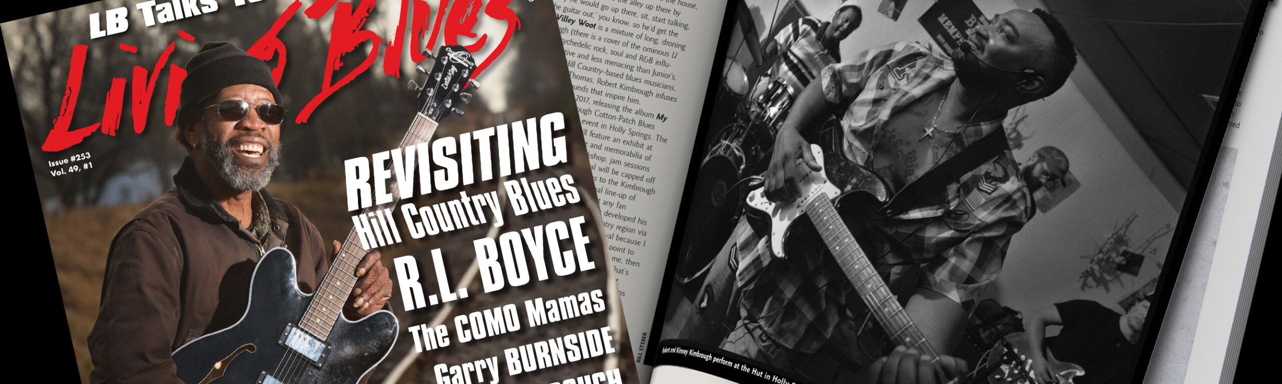 Janky Pictured In Living Blues Magazine