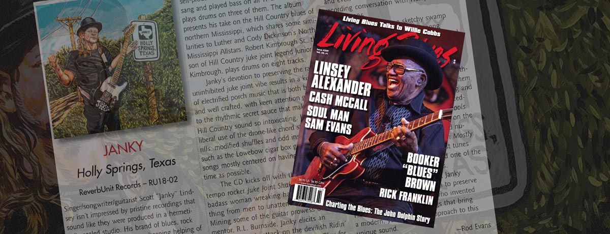Janky’s Holly Springs, TX CD Living Blues Magazine Review