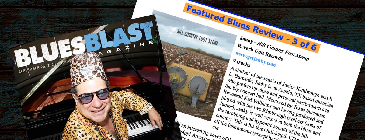 Janky in Blues Blast Magazine