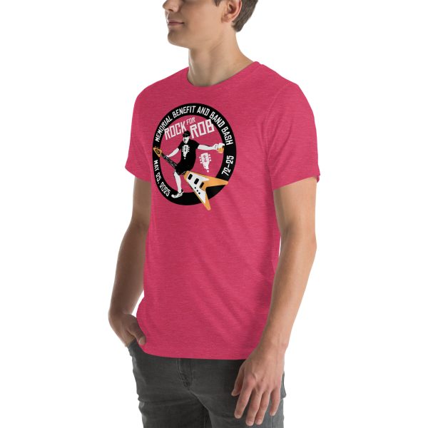 Rock for Rob Unisex t-shirt - Image 10