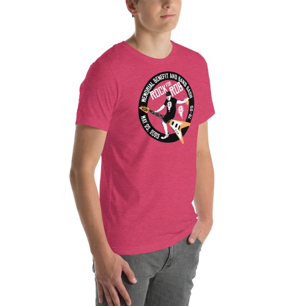 Rock for Rob Unisex t-shirt - Image 12