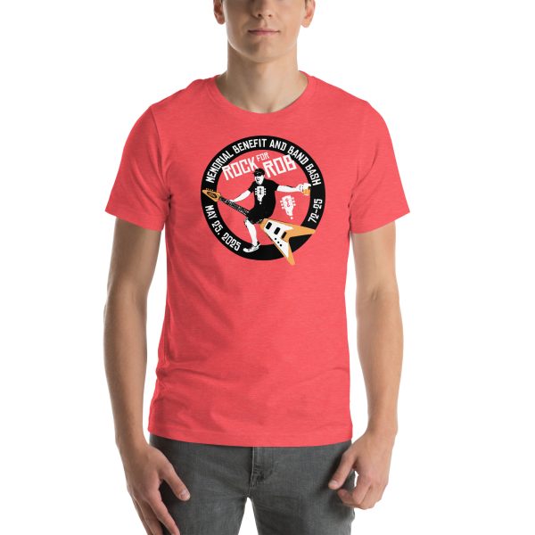 Rock for Rob Unisex t-shirt - Image 18