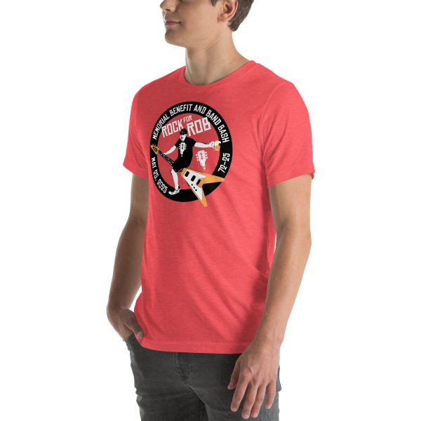 Rock for Rob Unisex t-shirt - Image 15
