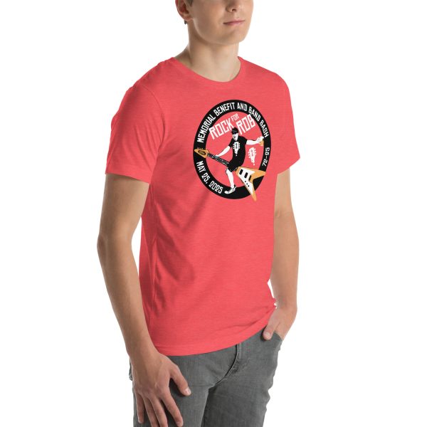 Rock for Rob Unisex t-shirt - Image 16