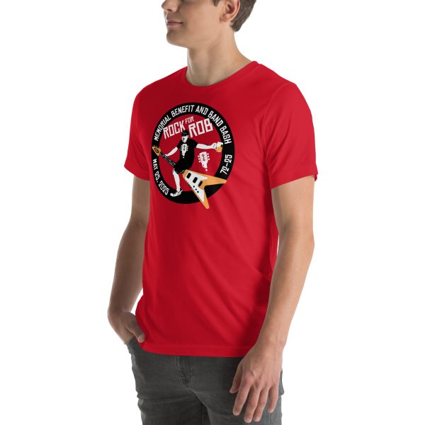 Rock for Rob Unisex t-shirt - Image 4