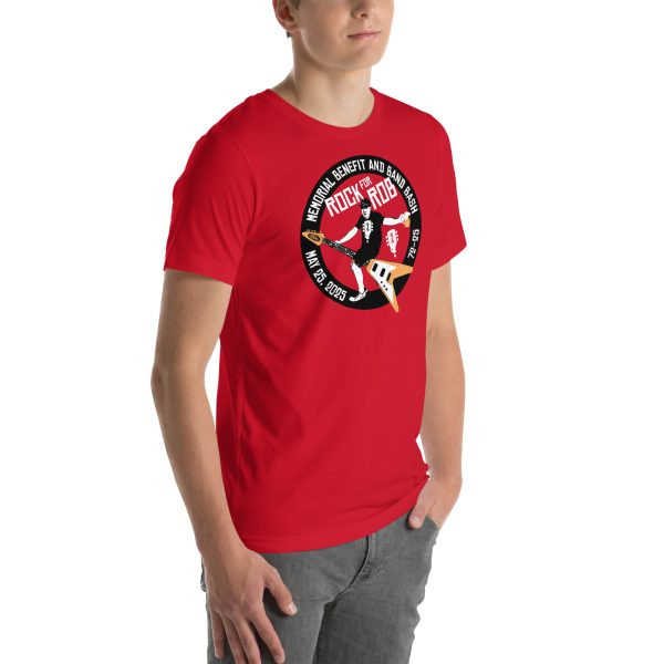 Rock for Rob Unisex t-shirt - Image 6
